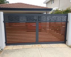 Aluminium Slat With Cnc Infill Sliding Electric Vehicle Gate Aluminium Slat With Cnc Infill Sliding Electric Vehicle Gate