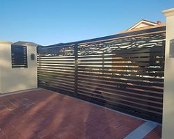 Sliding Electric Vehicle Gate & Fence Infills Sliding Electric Vehicle Gate & Fence Infills