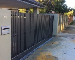 Vertical Aluminium Picket Style Sliding Vehicle Gate Vertical Aluminium Picket Style Sliding Vehicle Gate