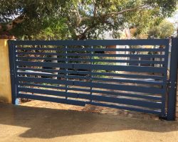 Aluminium Staggered Double Swing Vehicle Gates Aluminium Staggered Double Swing Vehicle Gates