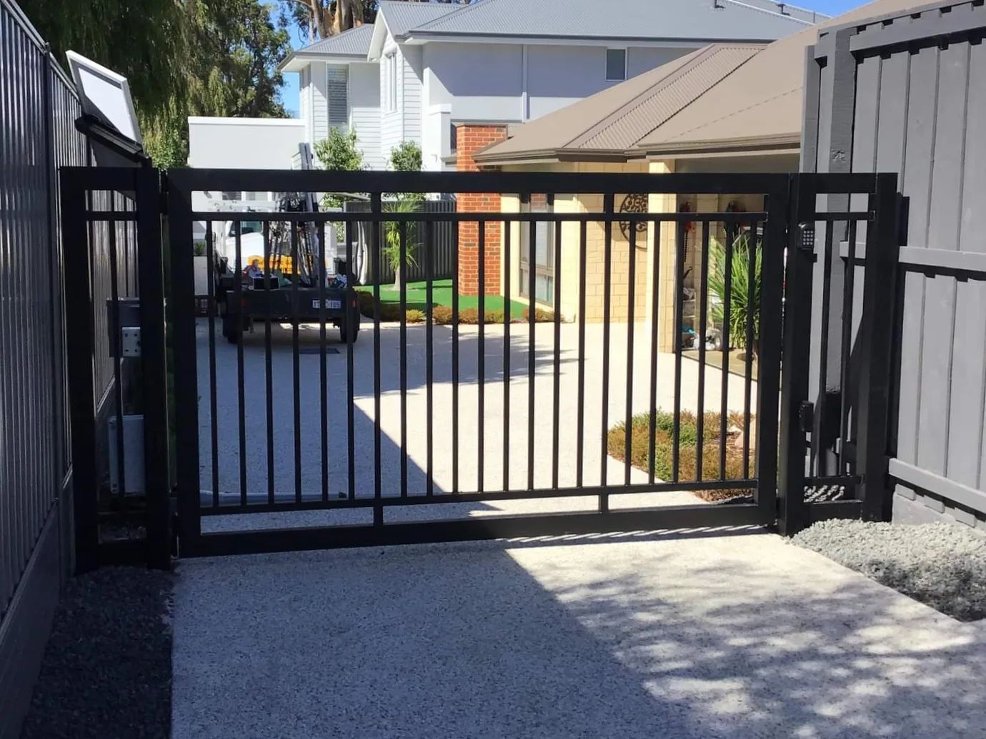 The Oakford Automated Swing Vehicle Gate