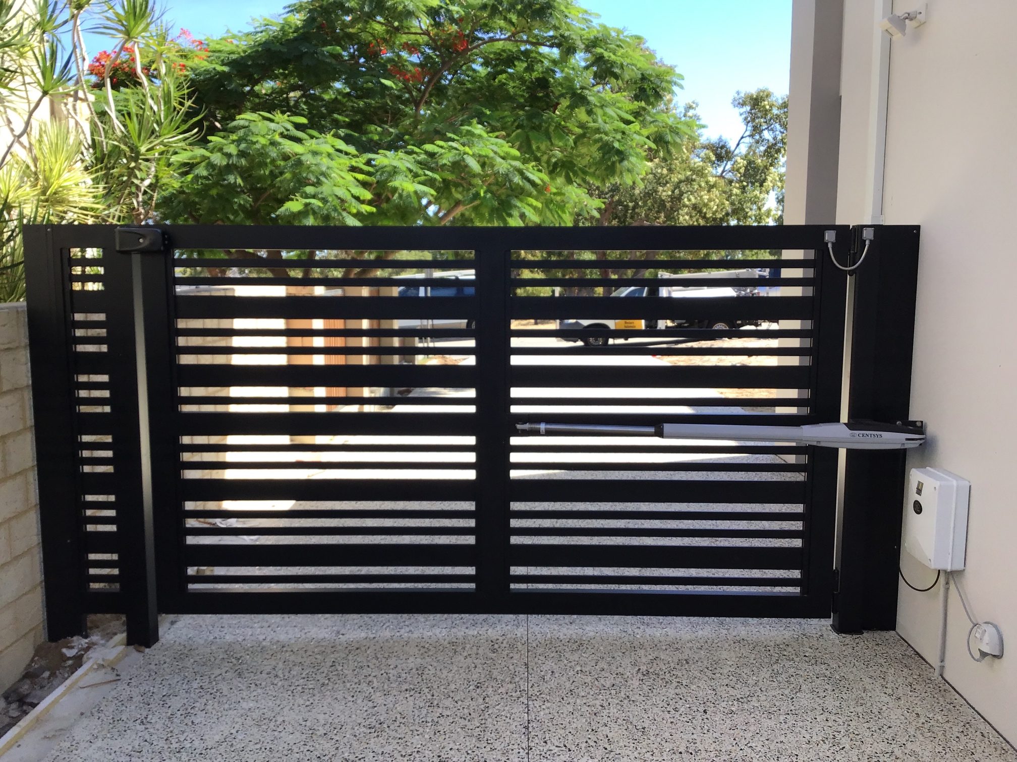 Custom Designed Automated Swinging Vehicle Gate