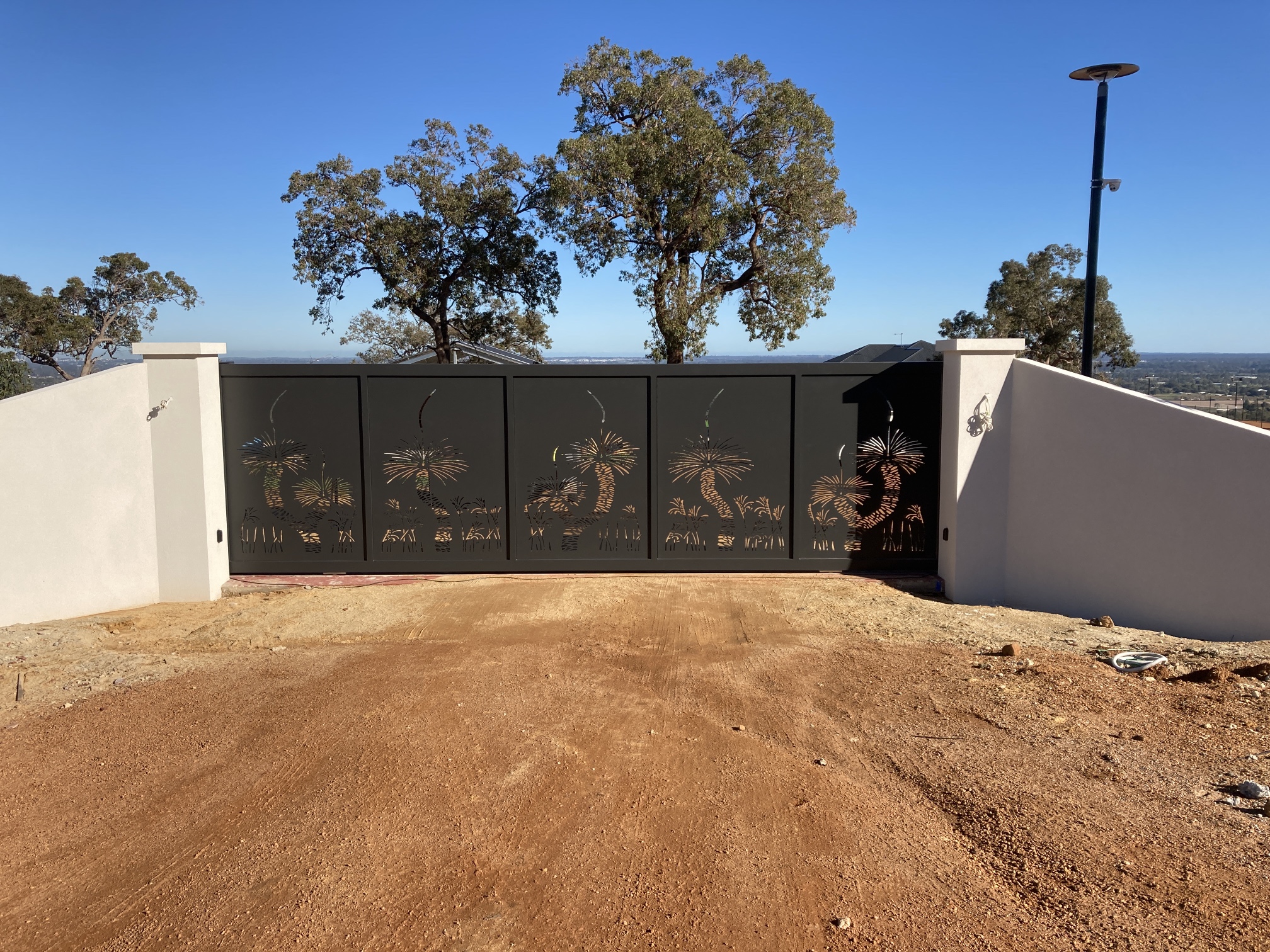 Custom Designed Automated Sliding Vehicle Gate