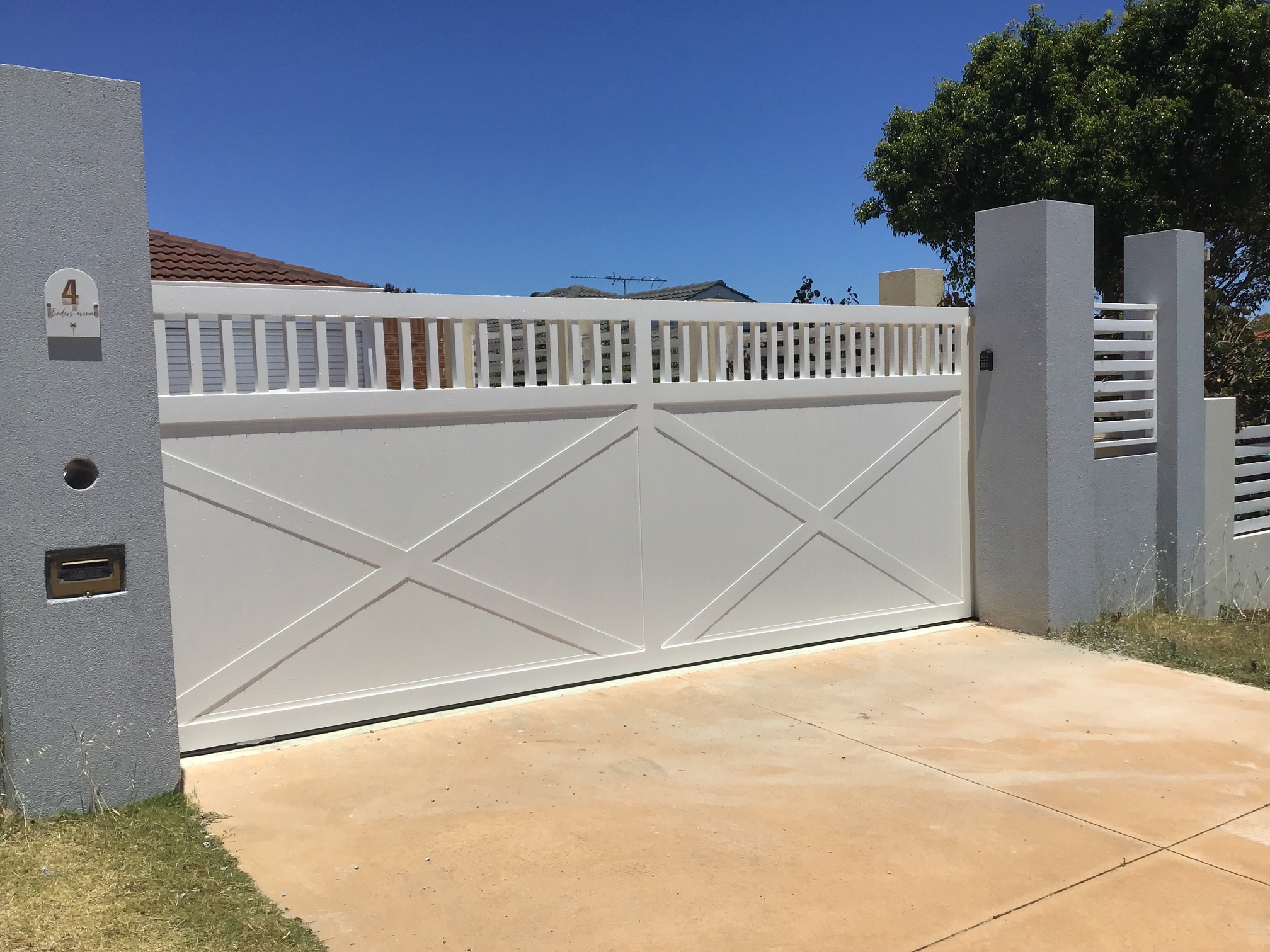 Custom Designed Automated Sliding Vehicle Gate