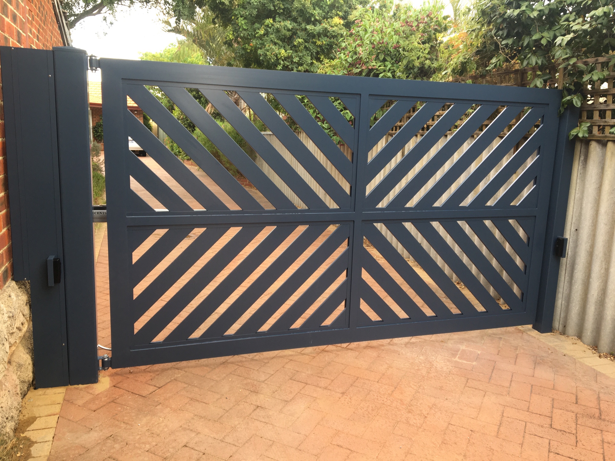 Custom Designed Automated Sliding Vehicle Gate