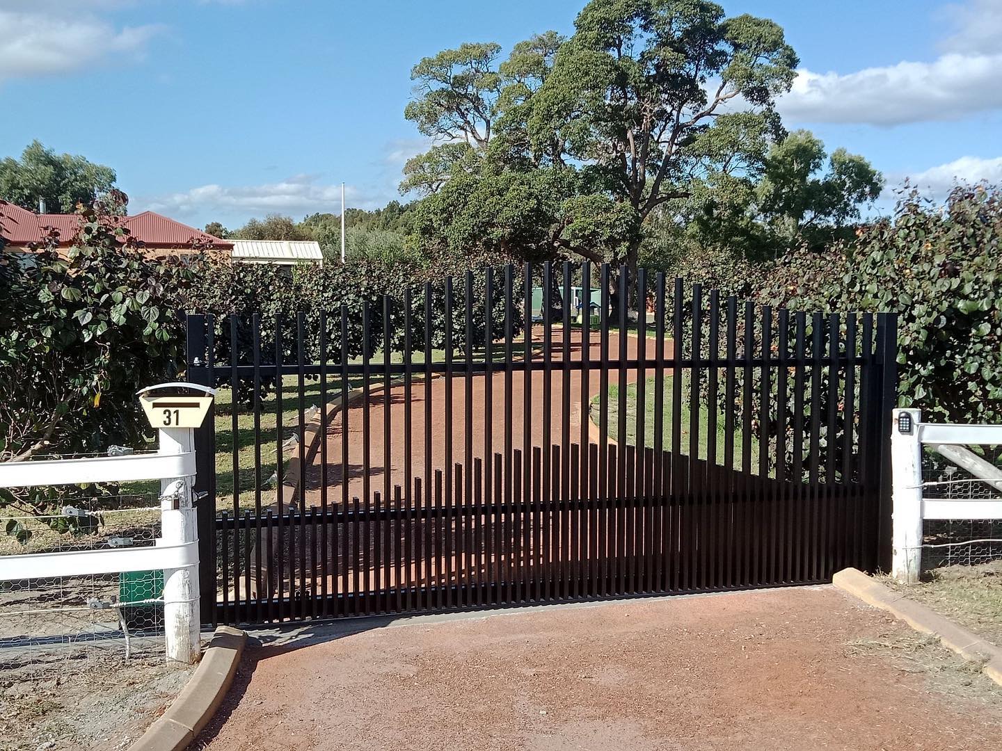 Custom Designed Automated Sliding Vehicle Gate