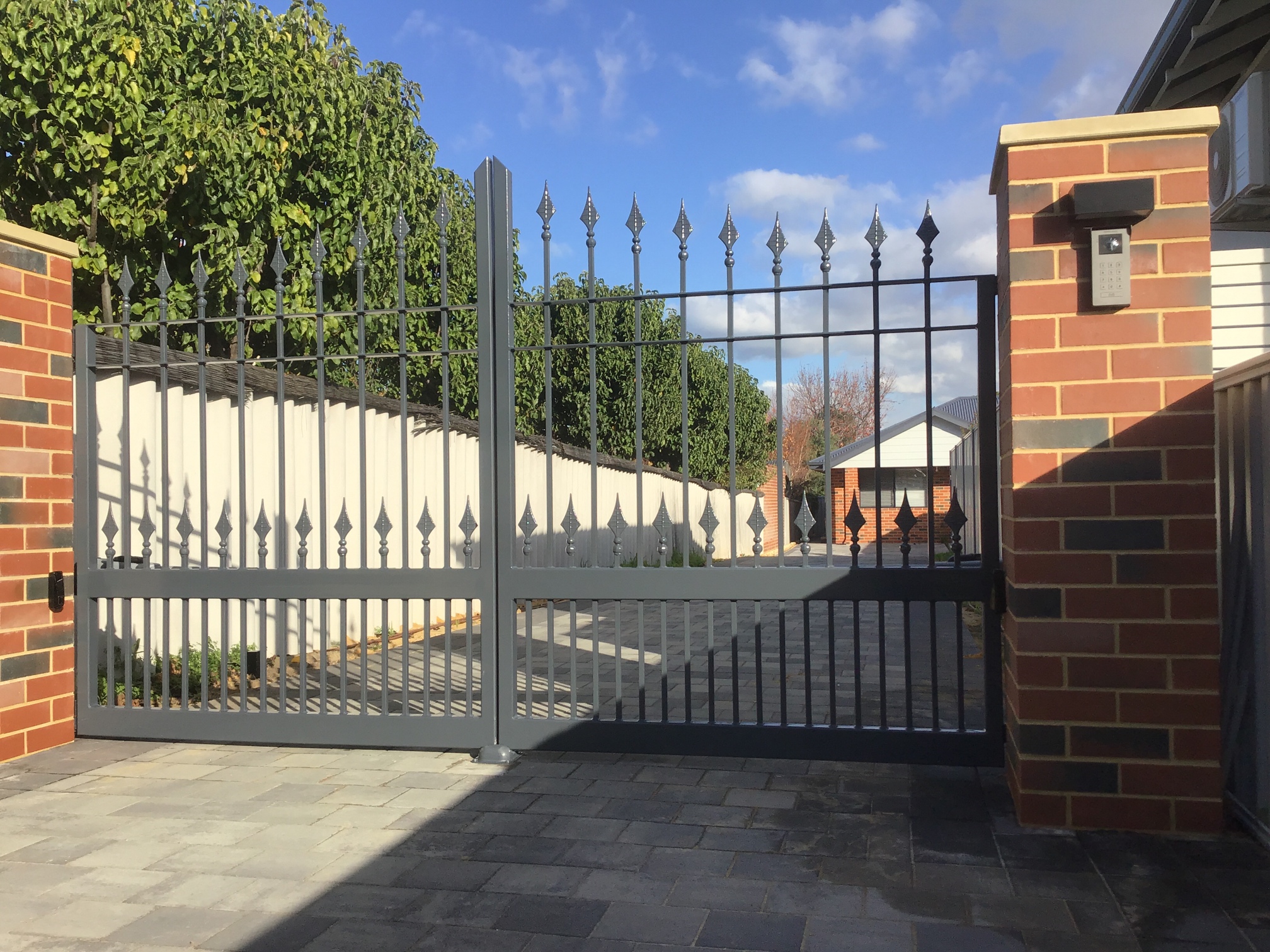 Custom Designed Automated Swinging Vehicle Gate