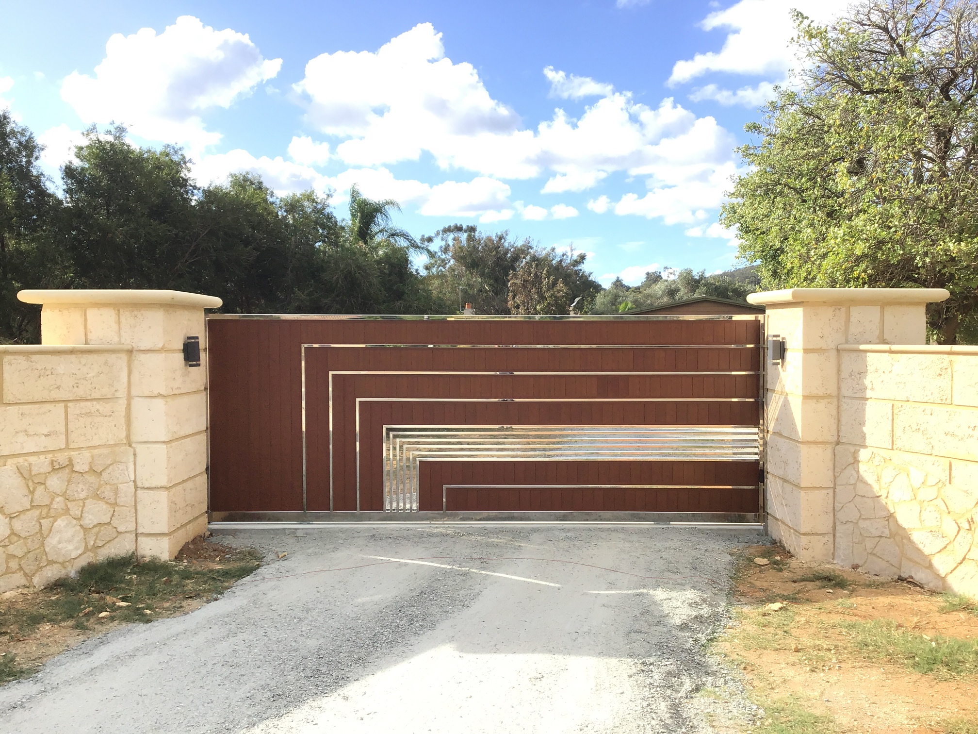 Custom Designed Automated Sliding Vehicle Gate