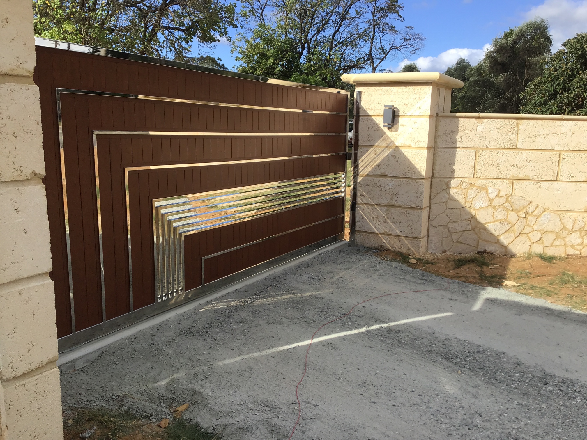 Custom Designed Automated Sliding Vehicle Gate